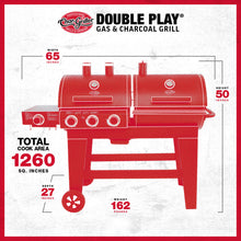 Load image into Gallery viewer, Char-griller® - Double Play Gas & Charcoal Grill (no regulator)