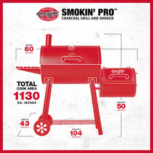 Load image into Gallery viewer, Char-griller® - Smokin' Pro™ Barrel Grill and Offset Smoker