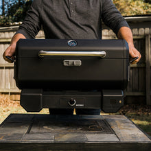 Load image into Gallery viewer, Portable Charcoal Grill and Smoker with Cart