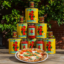 Load image into Gallery viewer, Bianco DiNapoli Organic Whole Peeled Tomatoes with Basil #10 (102oz)