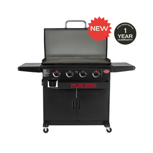 Char-griller® - Flat Iron™ Premium 4 Burner Gas Griddle / Plancha (no regulator)
