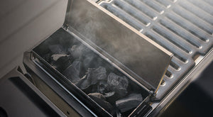 Portable Charcoal Grill and Smoker with Cart
